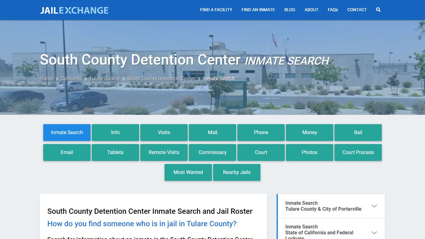 South County Detention Center Inmate Search - Jail Exchange